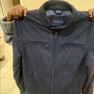 Men suede jacket coat Salsa Size M